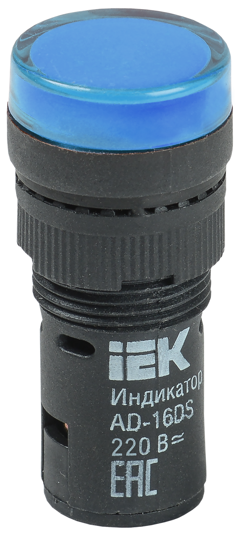 Лампа AD16DS(LED)матрица d16мм синий 230В AC/DC IEK