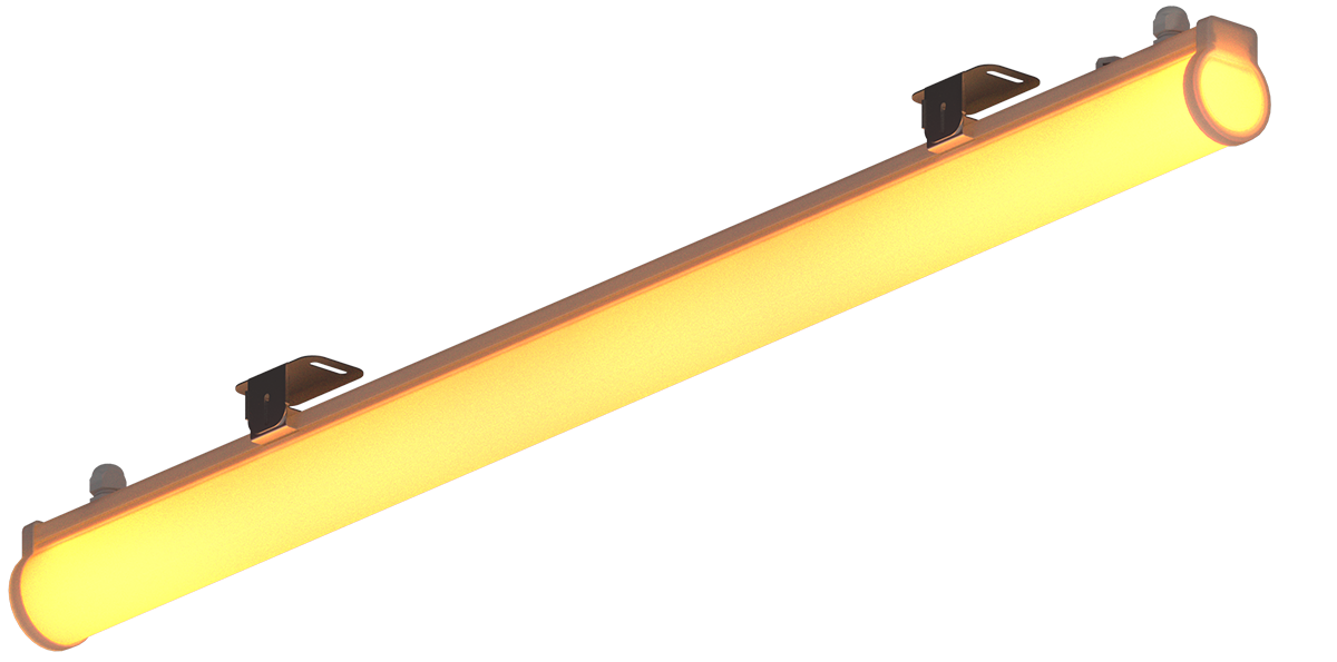 Светильник L-contour 300/3,9/Д/Amber/03/A1-B2/24DC IP66 DMX512 LEDEL
