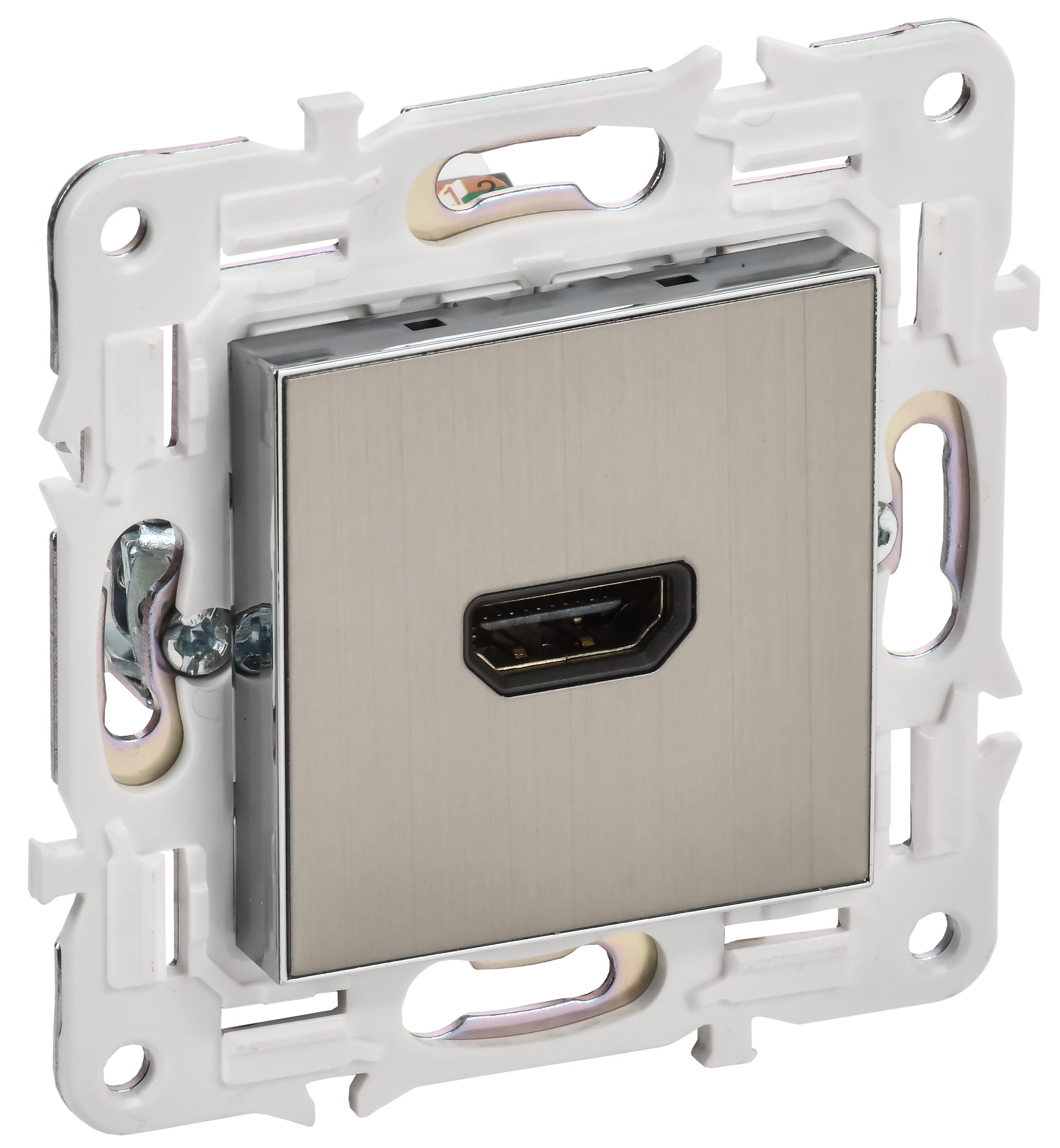 SKANDY Розетка HDMI SK-H01N металл никель IEK
