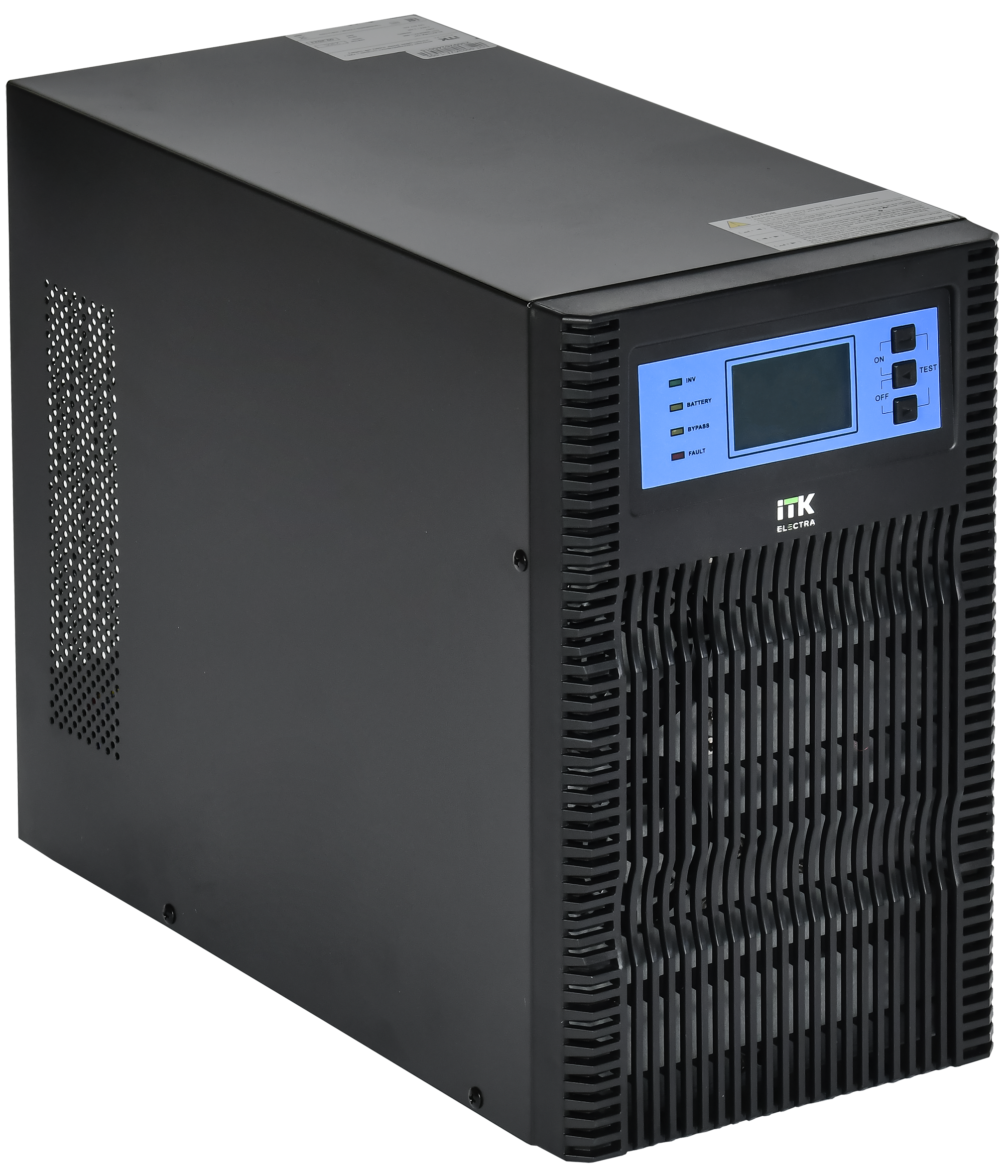 ITK ELECTRA OT ИБП однофазный онлайн 3кВА/3кВт LCD дисплей 72VDC 4хС13 с АКБ 6х7AH USB EPO RS232 SNMP слот Tower