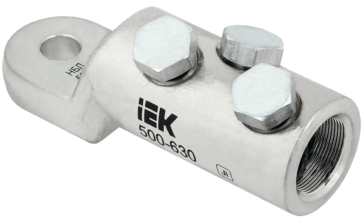 Наконечник болтовой луженый НБЛ 500-630-16/3 35кВ IEK