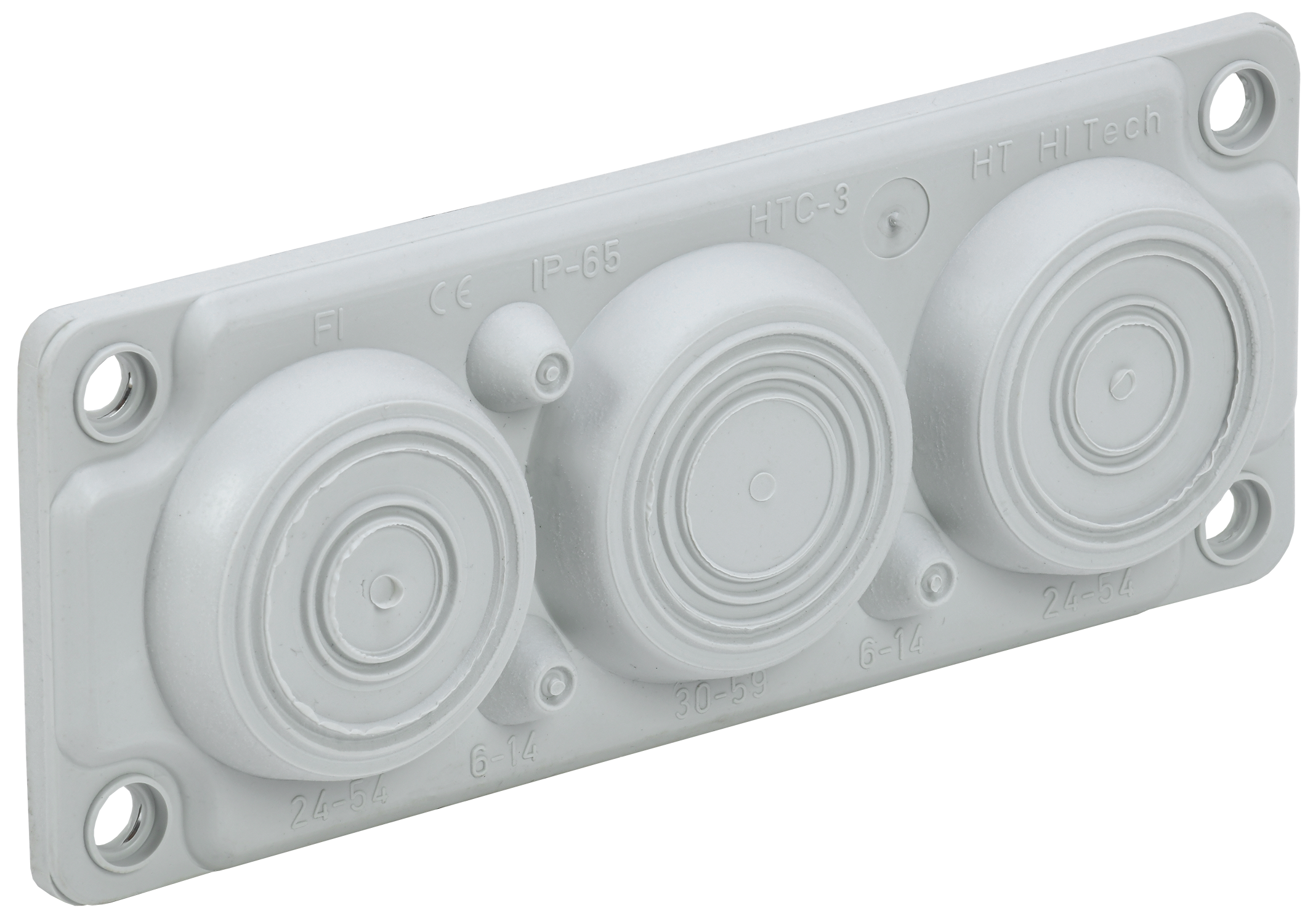 TITAN Ввод кабельный мембранный 6 отверстий d=6-59мм IP65 (без клипс) IEK