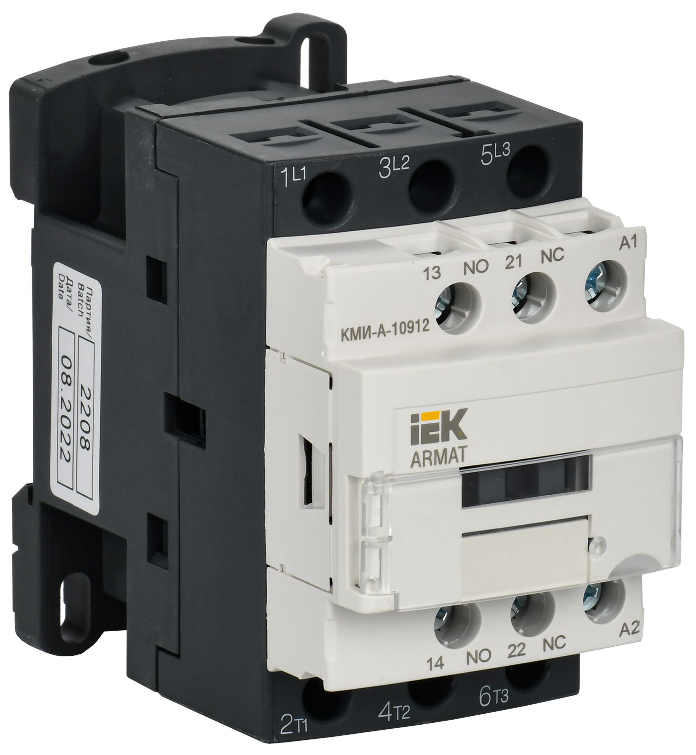 ARMAT Контактор КМИ-А-10912 LC1D 9А 24В/АС3 1NO/1NC IEK