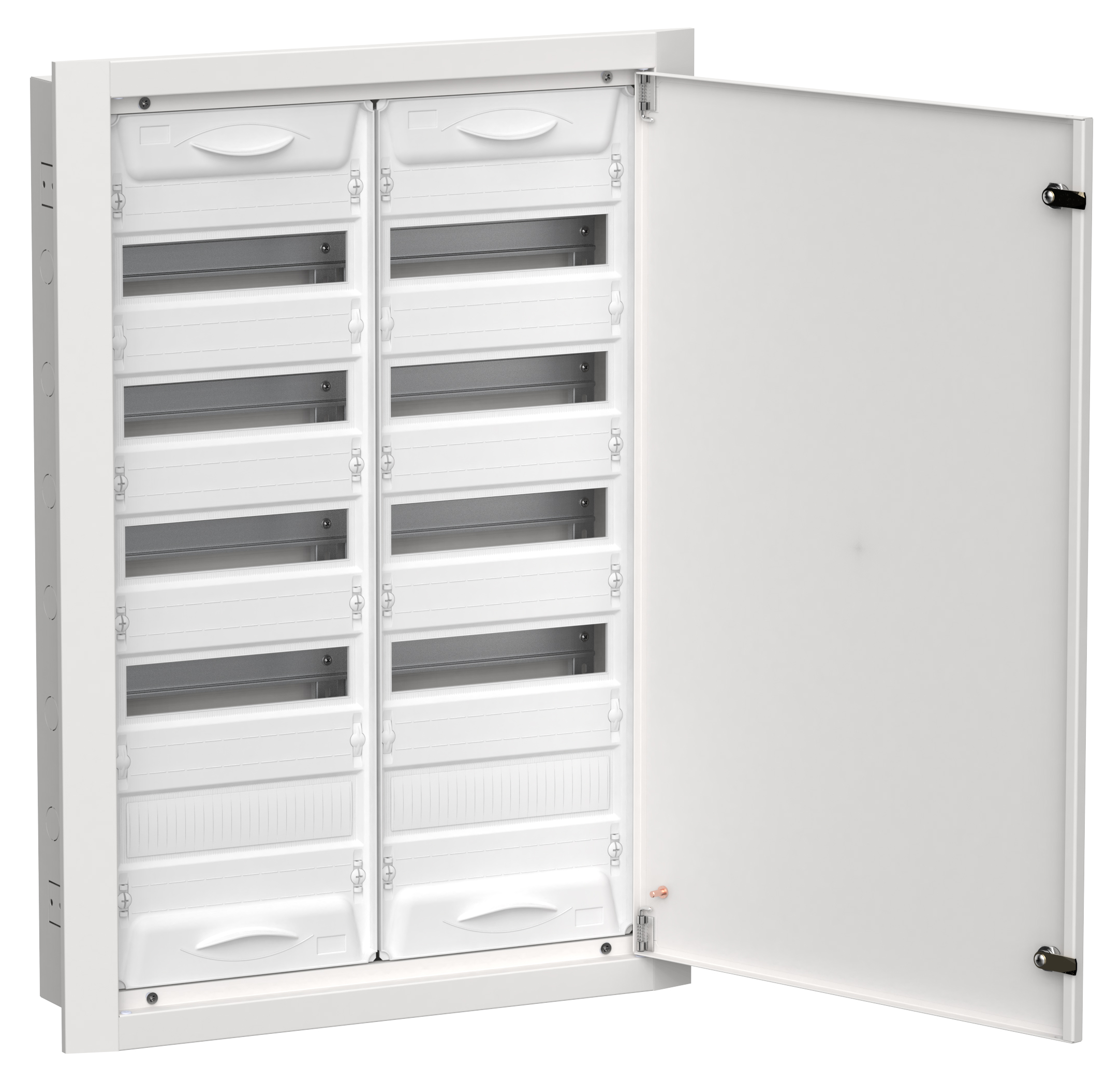 TITAN 5 Корпус металлический ЩРв-120 (2х60) 880х625х130мм IP31 белый (одна дверь) IEK