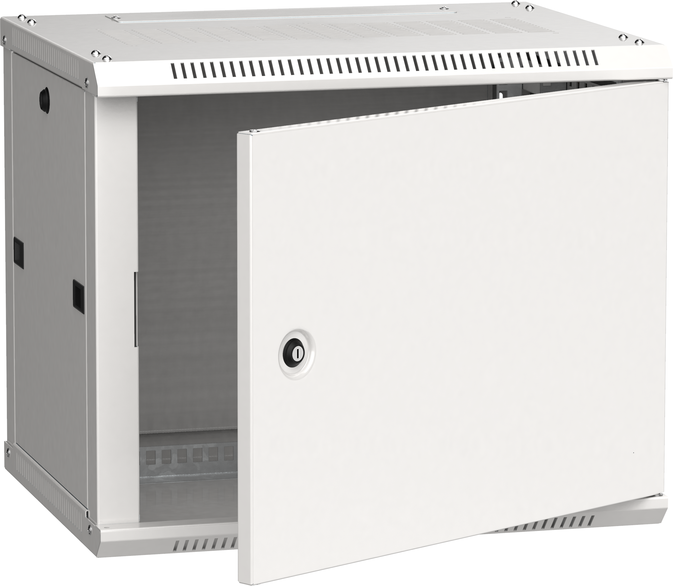 ITK Шкаф LINEA W 6U 600х450мм дверь металл серый RAL7035