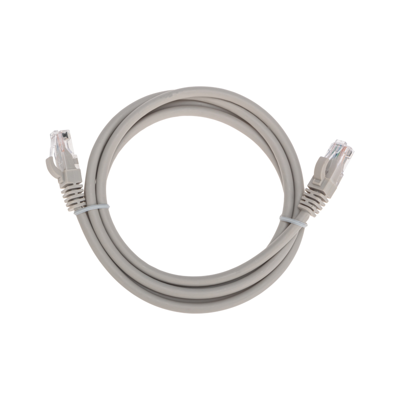 Шнур коммутационный патч-корд U/UTP, CAT 6, RJ45-RJ45, 26AWG, LSZH, серый, 1,5м REXANT