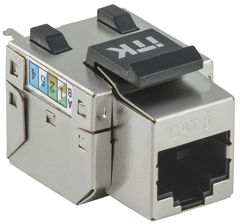 ITK Модуль Keystone Jack кат.6 FTP 110 IDC 90град розеточный