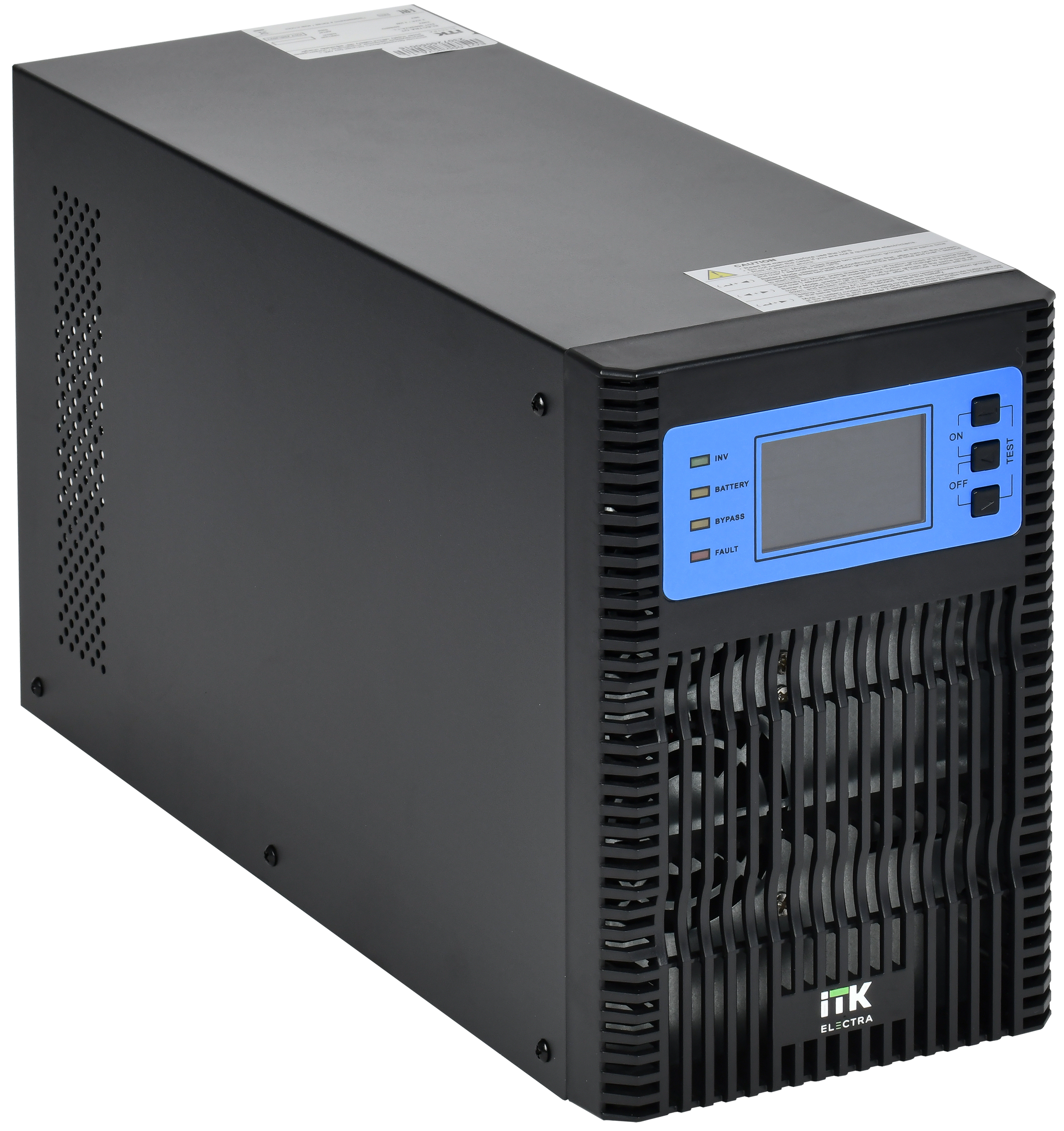 ITK ELECTRA OT ИБП однофазный онлайн 2кВА/2кВт LCD дисплей 48VDC 4хС13 с АКБ 4х9AH USB EPO RS232 SNMP слот Tower