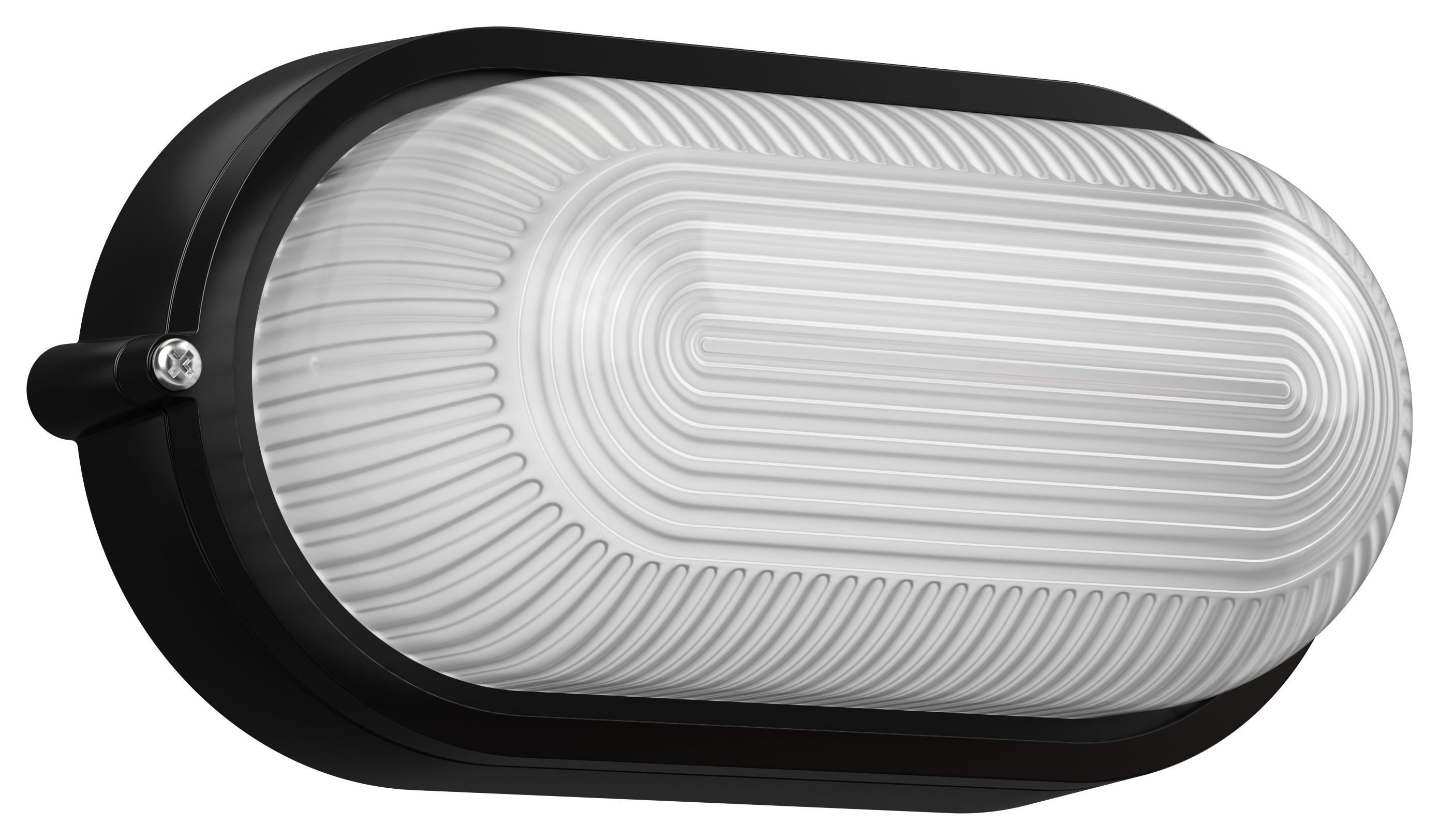 Светильник НПП1401 черный/овал 60Вт IP54 IEK