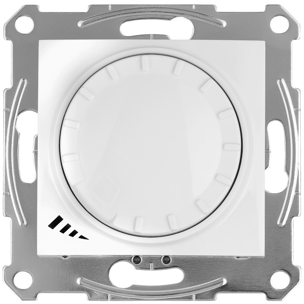 SEDNA LED СВЕТОРЕГУЛЯТОР повор-наж., прхдн, универс., 4-400Вт, БЕЛЫЙ