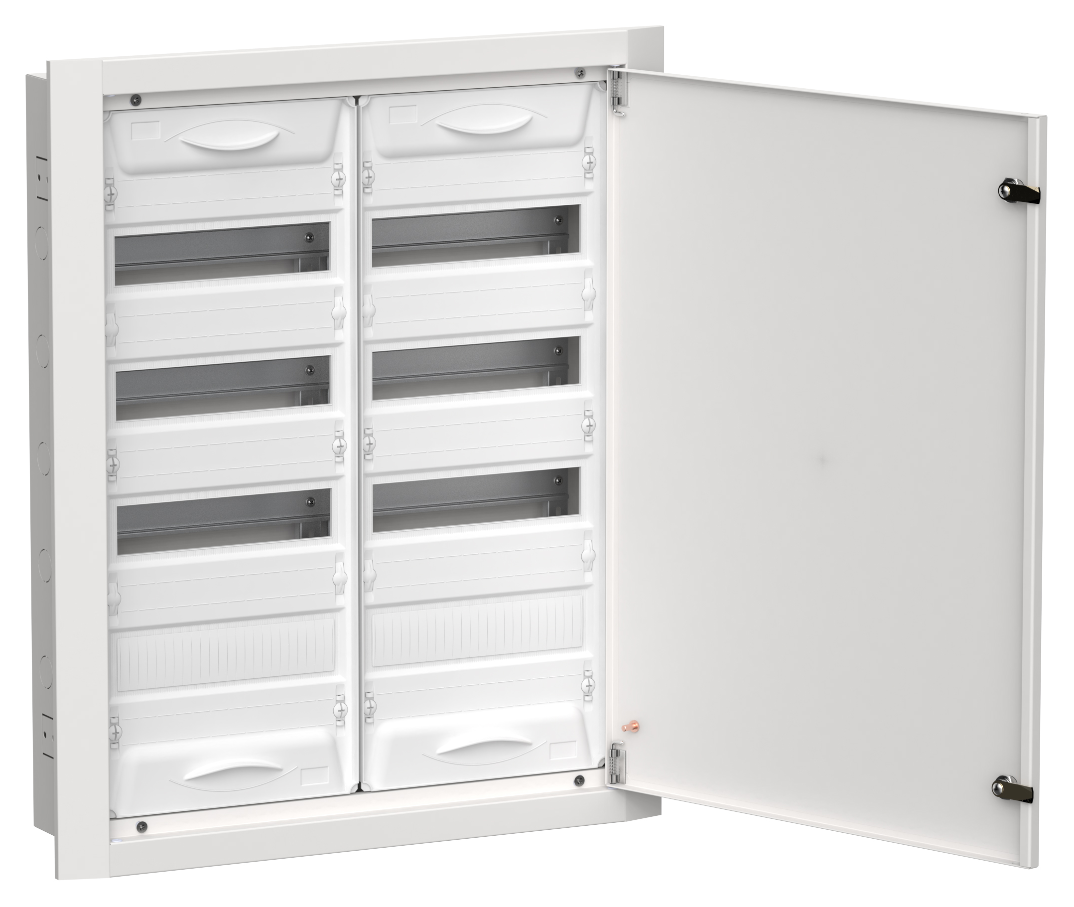 TITAN 5 Корпус металлический ЩРв-96 (2х48) 755х625х130мм IP31 белый (одна дверь) IEK