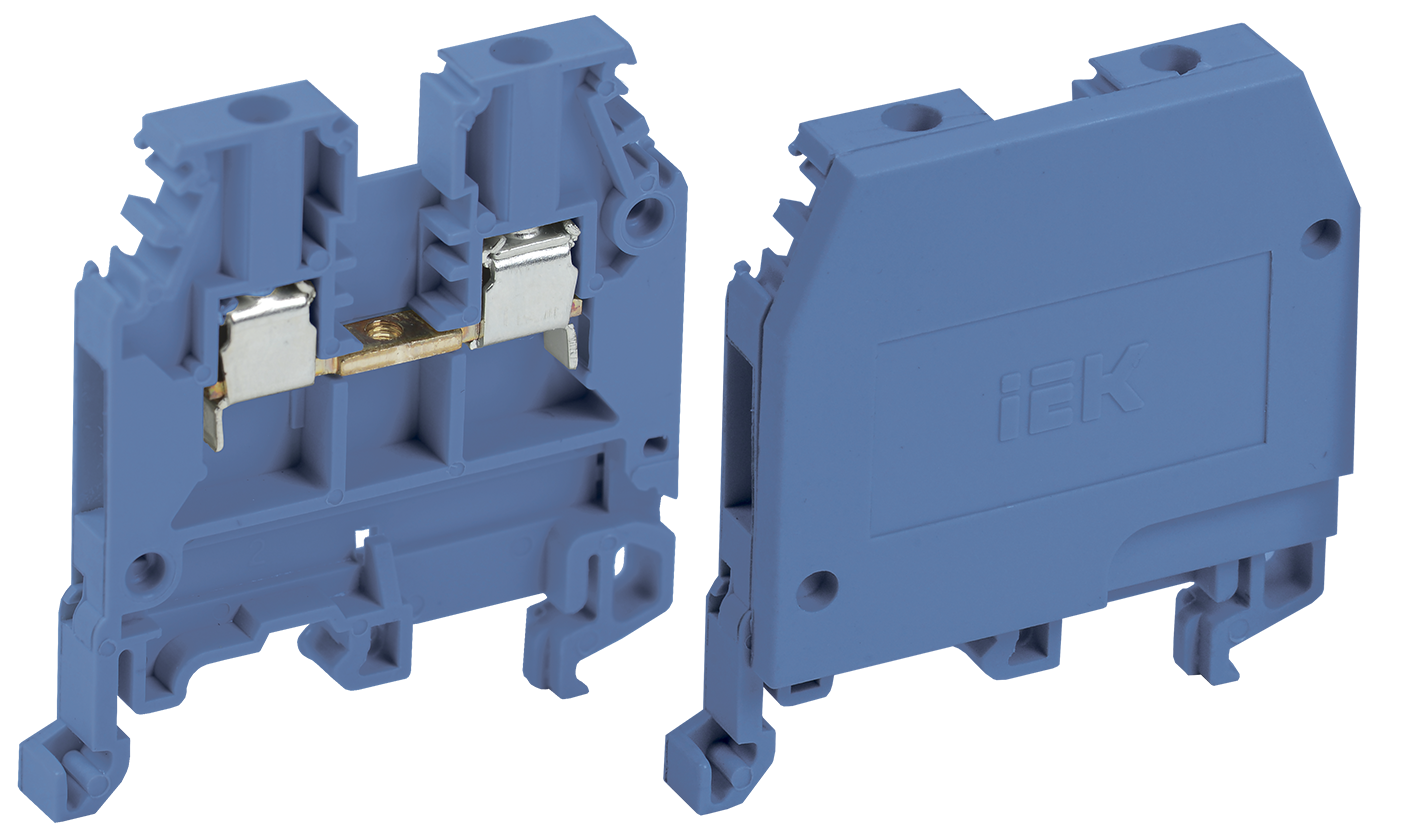Зажим наборный ЗНИ-2,5мм2 (JXB24А) синий IEK