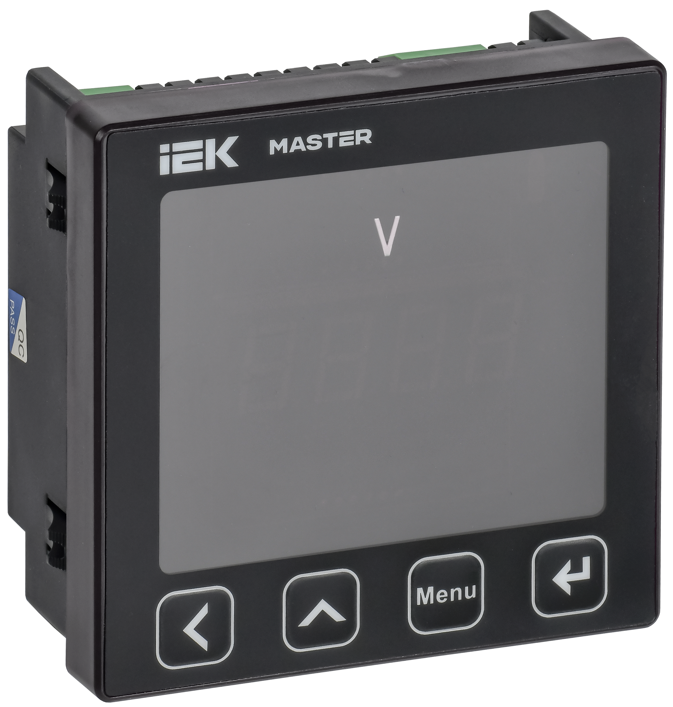 Вольтметр цифровой щитовой однофазный RS-485 96х96 LED MASTER IEK