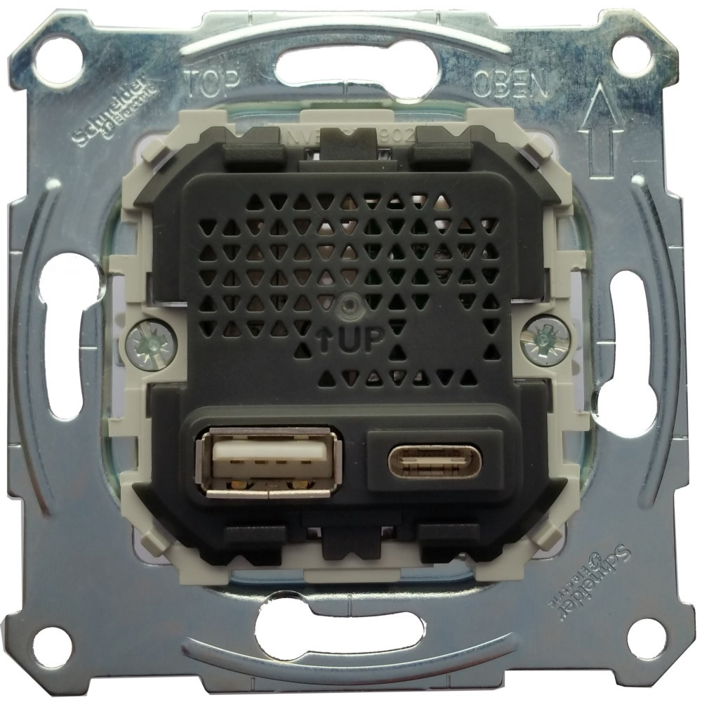 MERTEN МЕХАНИЗМ USB-зарядки A+C, 2,4 A