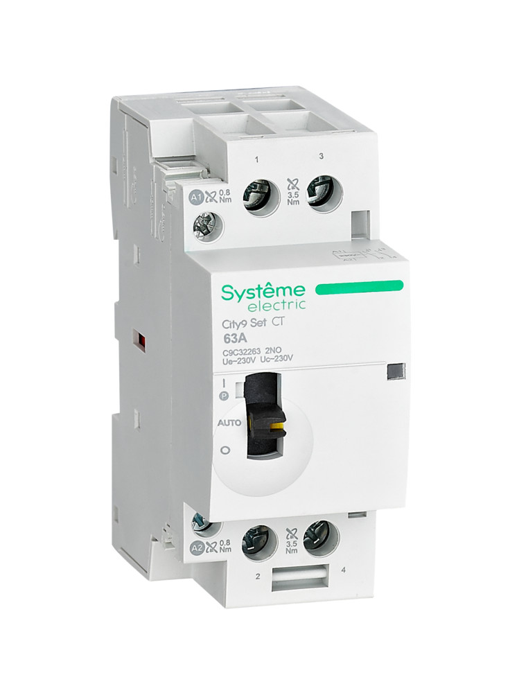City9 Set Контактор 2P 2НО 63A AC 230В-230В