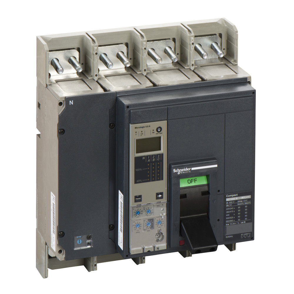 ВЫКЛЮЧАТЕЛЬ NS1000 N 4P+MICR5.0A В СБОРЕ