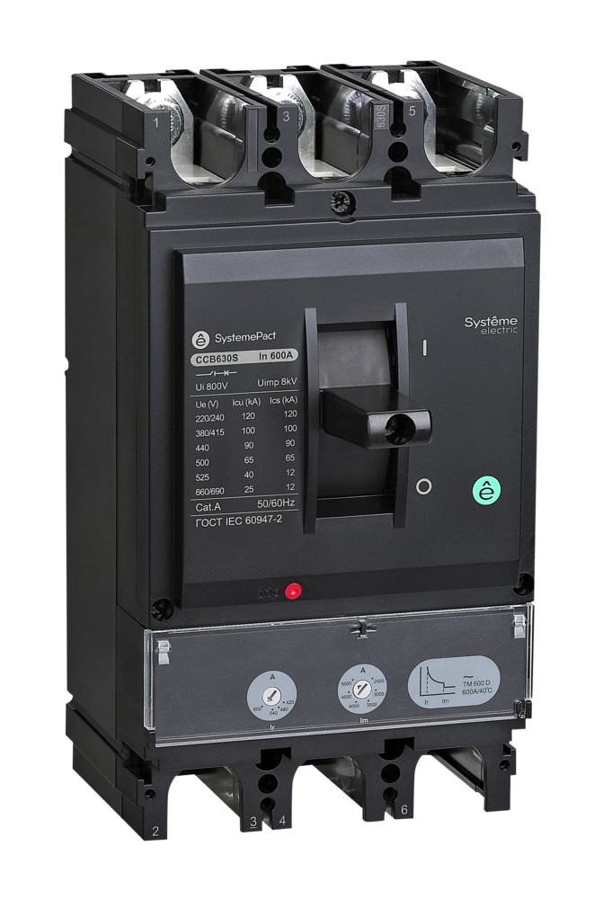 АВТ.ВЫКЛ SYSTEMEPACT CCB630 36KA 3P3D TMD500 РЫЧАГ