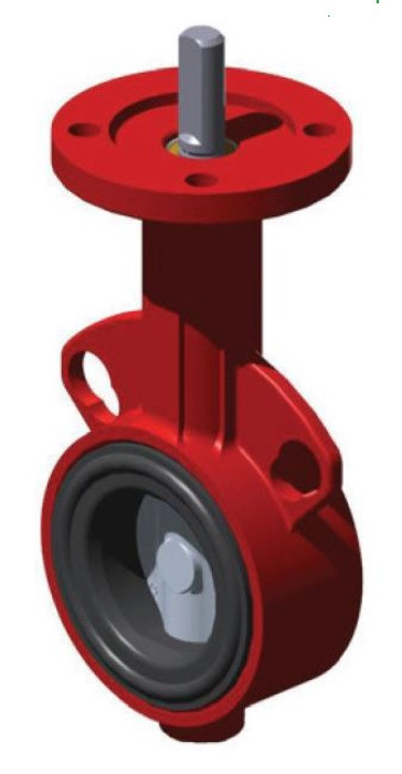 Клапан дисковый поворотный VF209W, DN200, Kvs2852, dP 1200кПа