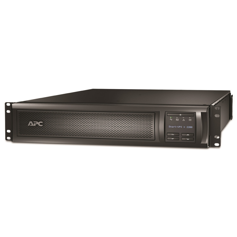 APC Smart-UPS X 2200 ВА в стоечном шасси, преобразуемом в напольный корпус, с ЖК-экраном, 200–240 В, с платой сетевого управления