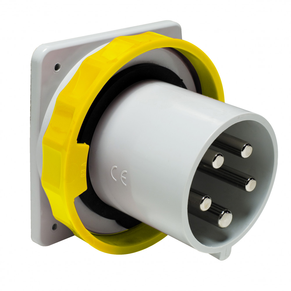 ПАНЕЛ ВИЛК ВИНТ  63A 3PNT 100-130V IP67