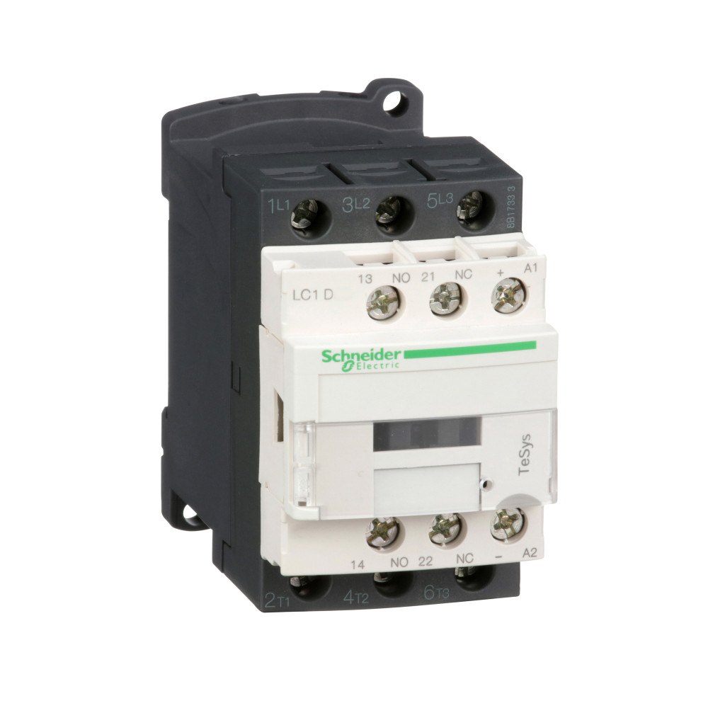 КОНТАКТОР D 3Р,18A,НО+НЗ,24V DС, 2.4ВТ