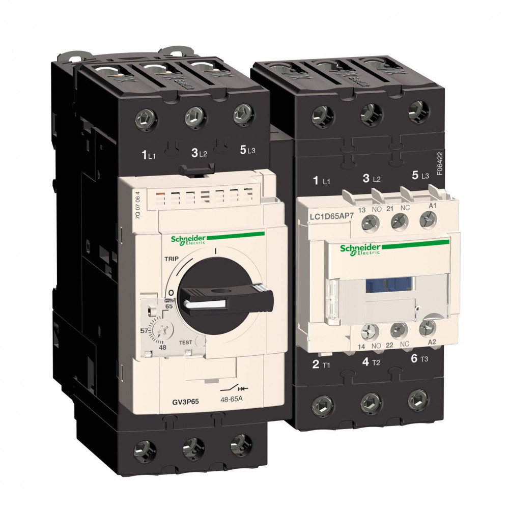 3P КОНТАКТОР EVERLINK AC3 440В 65A КАТУШКА УПР. 230В AC 50/60ГЦ