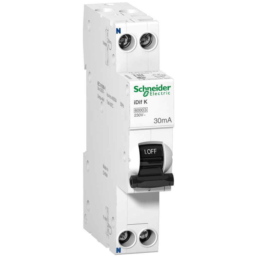 ДИФФ.АВТ. ЭЛ. iDif K 6KA 25A C 30MA A