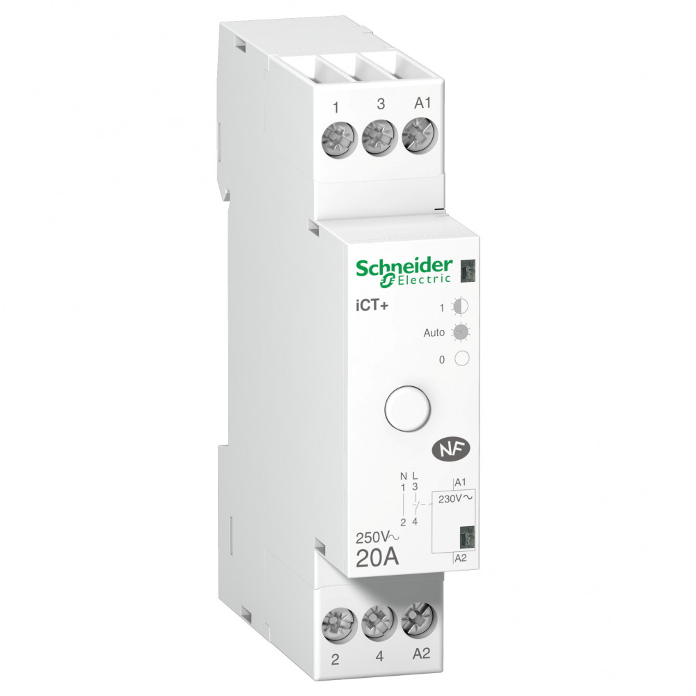 ICT+ КОНТ-Р 20A 1P+NUC 230VAC LED РУЧ УП
