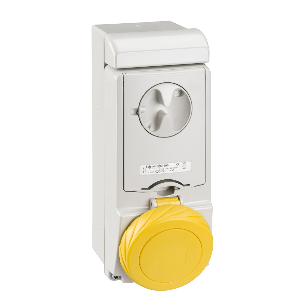 РОЗ UNIKA Б/ЗАЩ 32A 3P-E 100-130 IP44
