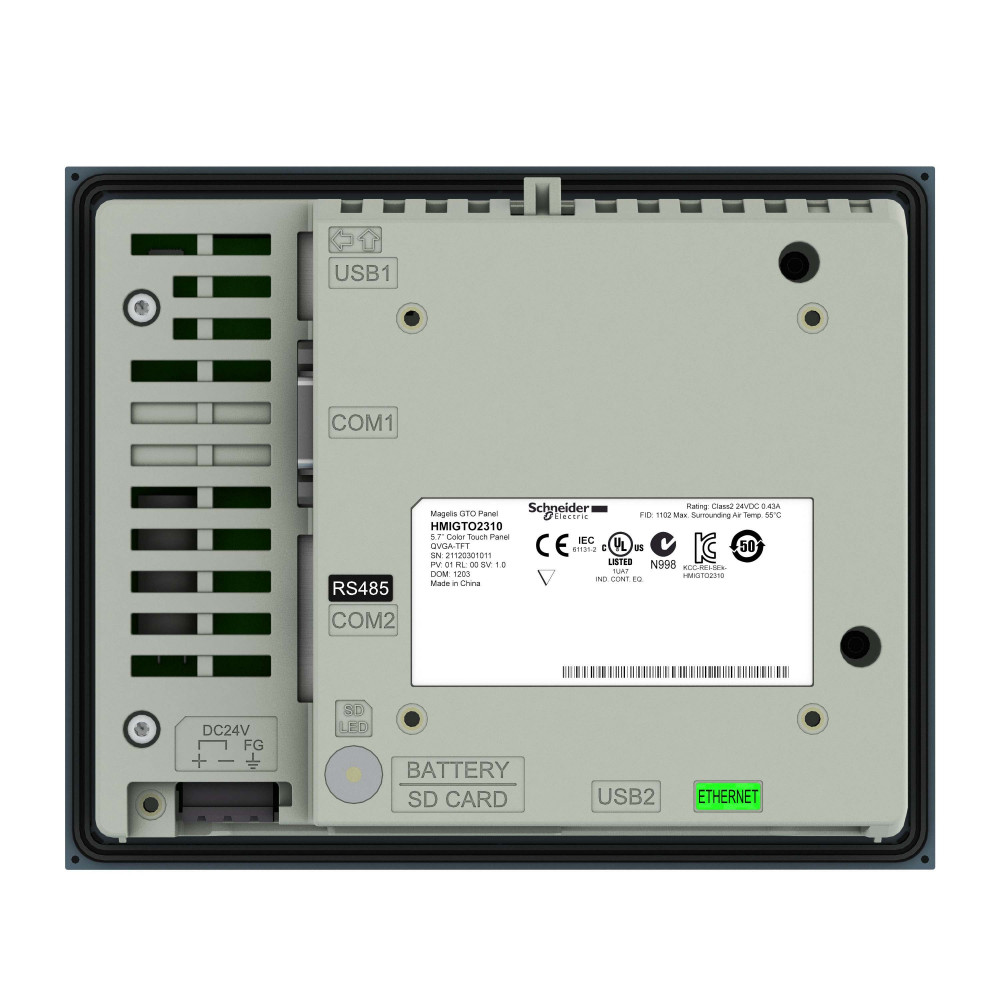 СЕНС ЦВ ТЕРМИНАЛ 5,7" 320?240 RJ45 RS232/485 SUB-D Eth TCP/IP 96Mб/512кБ СЛОТ SD