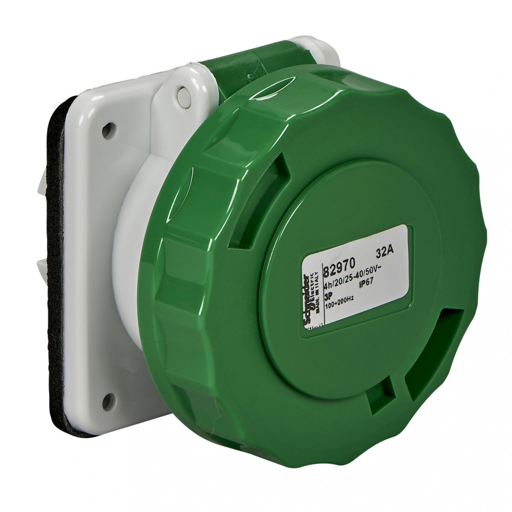 ПАНЕЛ РОЗ 32А 2P 40-50B 100-200 гц IP67