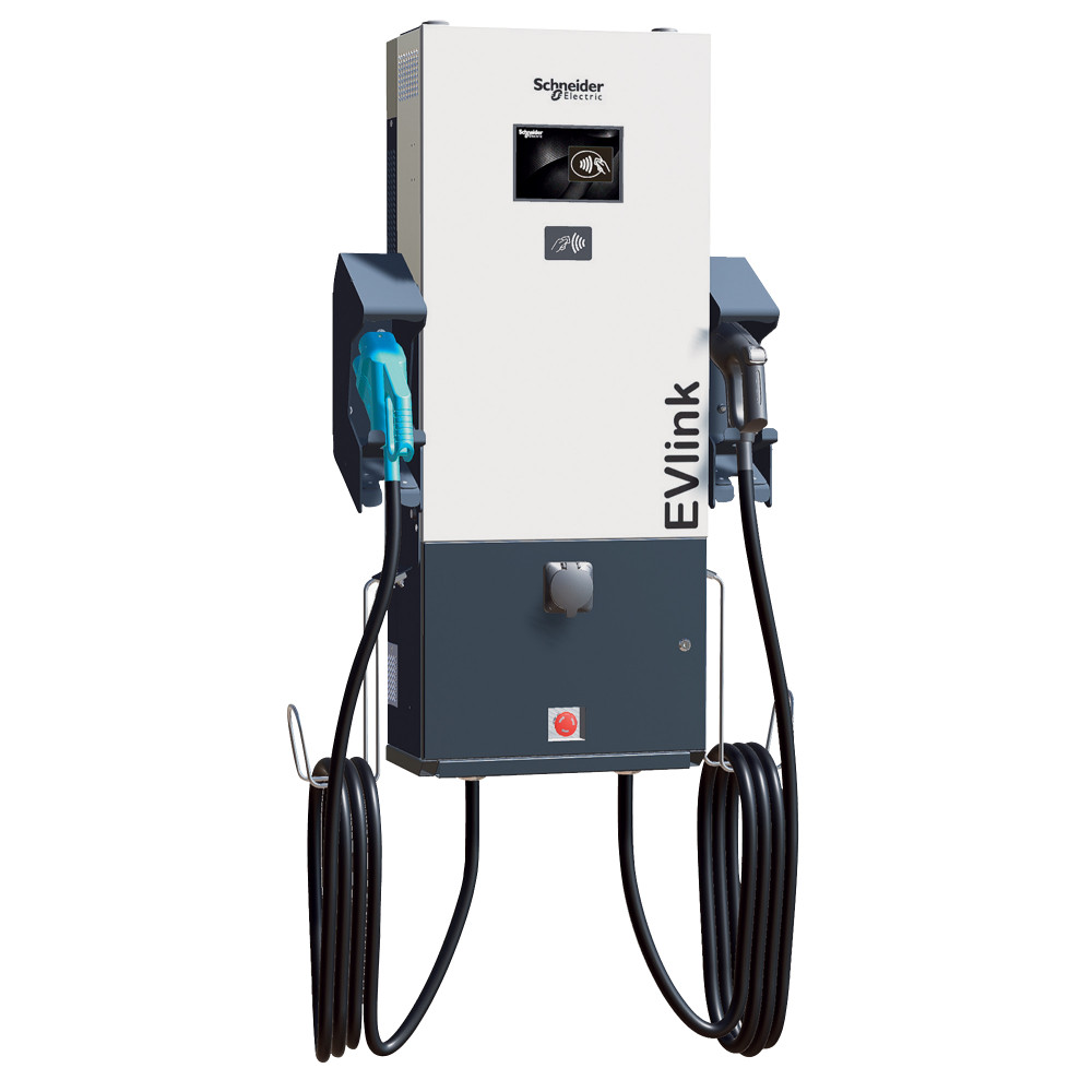 Станция EVlink DC 24кВт CHAdeMO_CCS2_T2