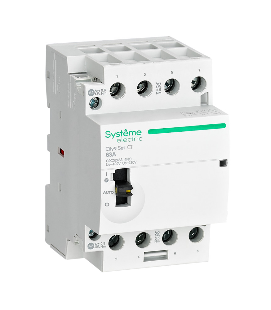 City9 Set Контактор 4P 4НО 63A AC 400В-230В