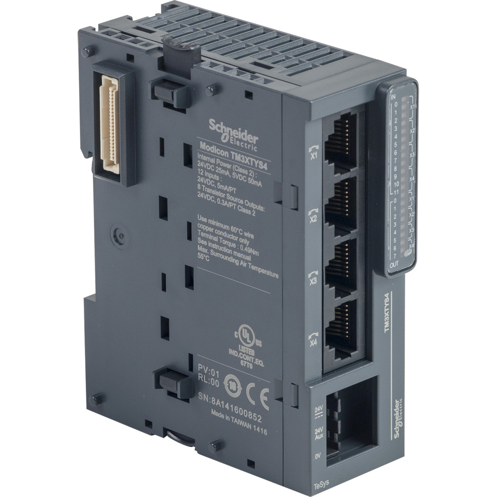 ЭКСПЕРТН МОДУЛЬ РАСШИР ТМ3- TESYS 4xRJ45