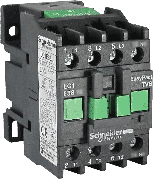 КОНТАКТОР E 1НО 38А 400В AC3 380В 50ГЦ
