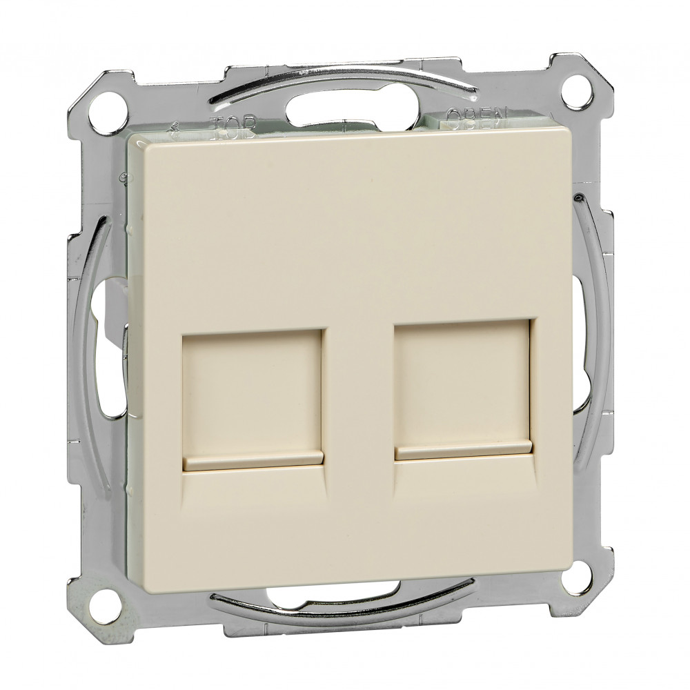 RJ11+RJ45 cat5e UTP, беж