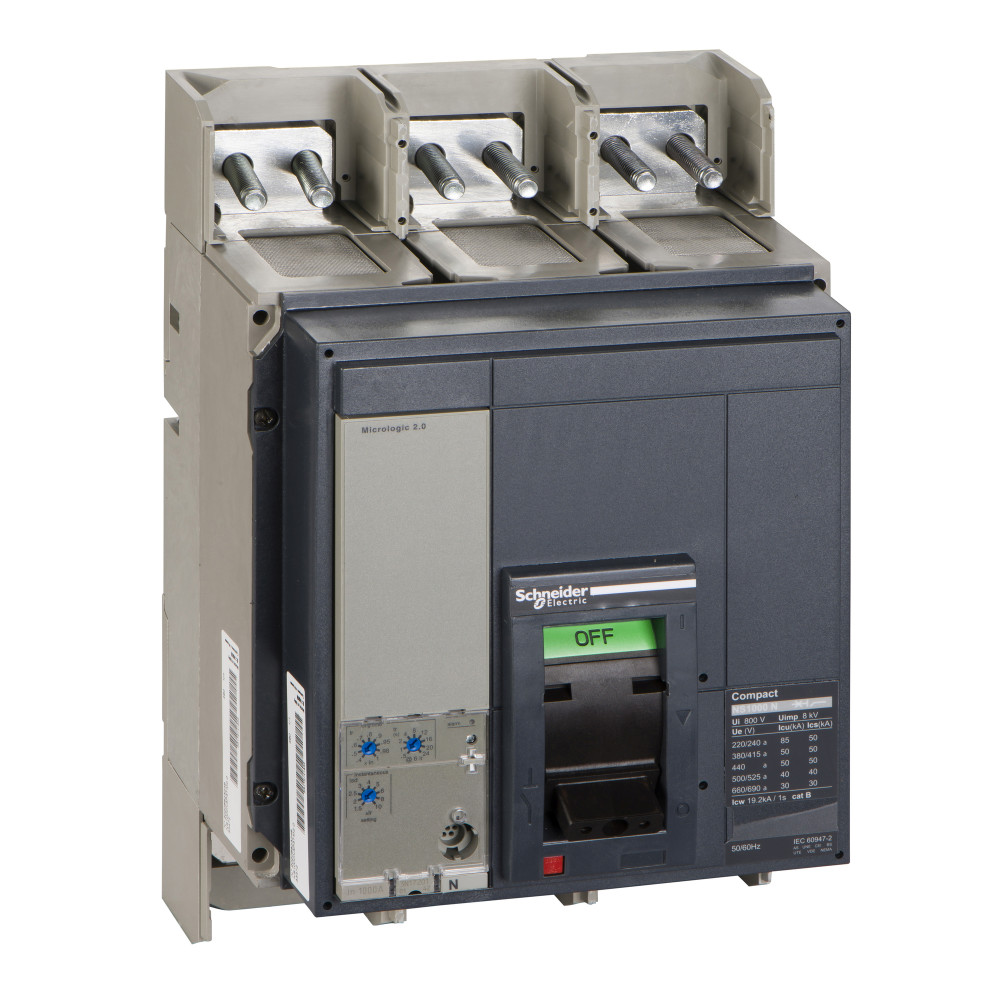ВЫКЛЮЧАТЕЛЬ NS1000 N 3P+MICR 2.0 В СБОРЕ
