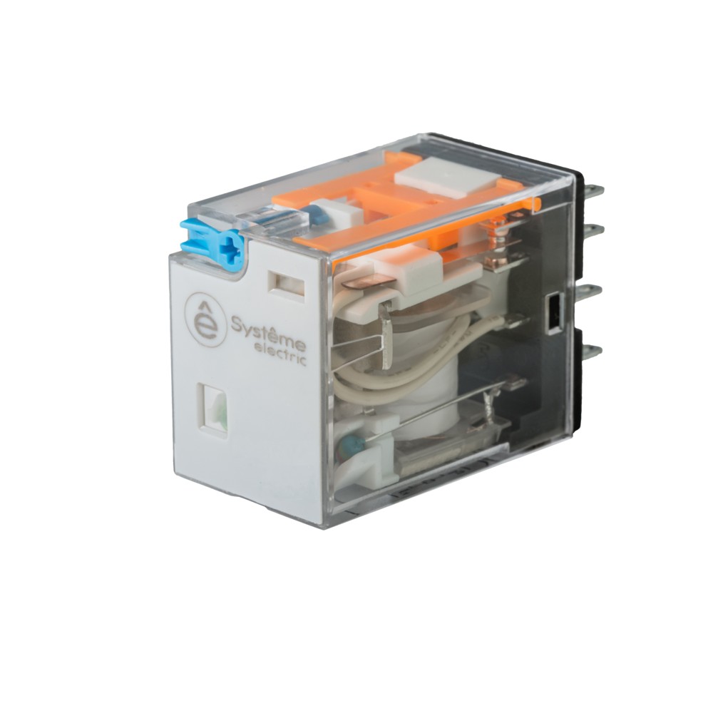 Реле 5A 4CO 48VDC тест кнопка LED