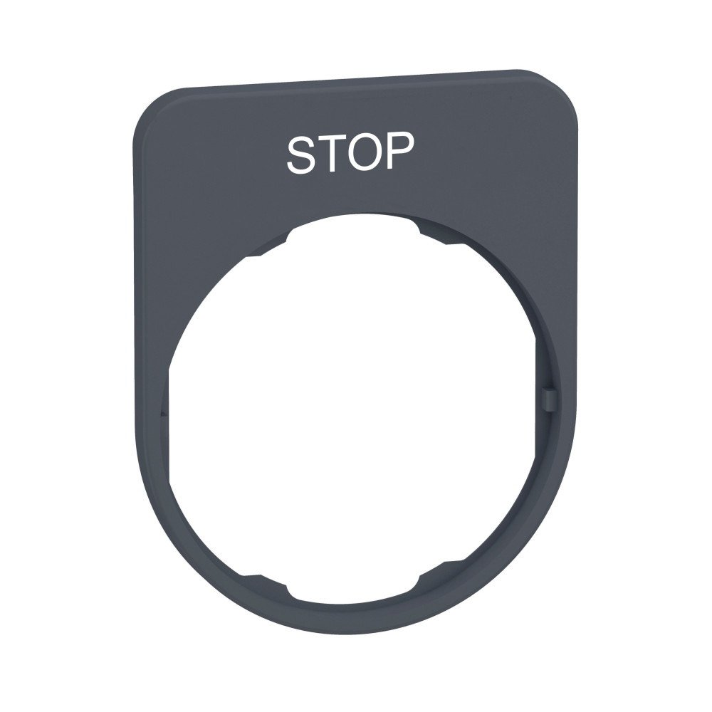 ДЕРЖАТЕЛЬ МАРК ЗАПОДЛИЦО "STOP" ГРАВ, C0