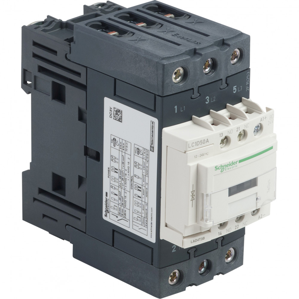 3P КОНТАКТОР 440В 50A 24В DC