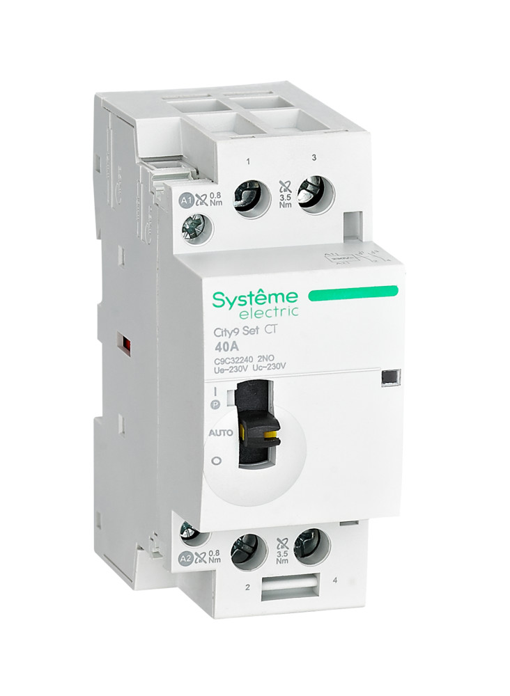 City9 Set Контактор 2P 2НО 40A AC 230В-230В
