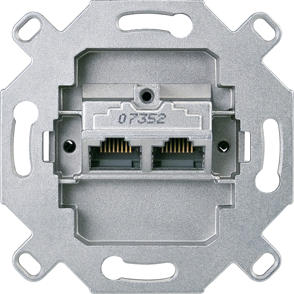 МЕХАНИЗМ RJ45 X2 8/8 КАТЕГОРИЯ 6