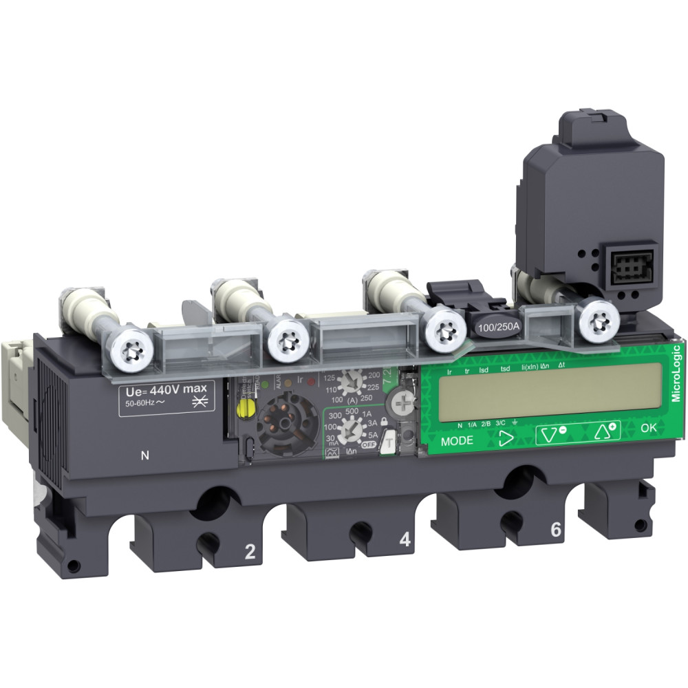 РАСЦЕПИТЕЛЬ NSX160 AC 4П4Т 160A M7.2EAL 
