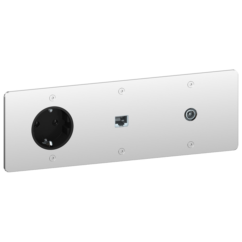БЛОК РОЗЕТКА 16A + RJ45 + TV