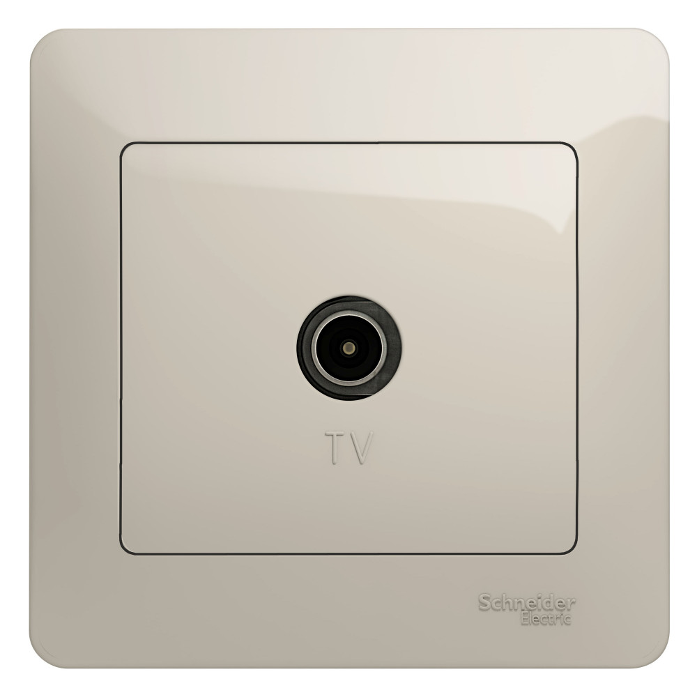 GLOSSA TV АНТЕННА коннектор, в сборе, МОЛОЧНЫЙ