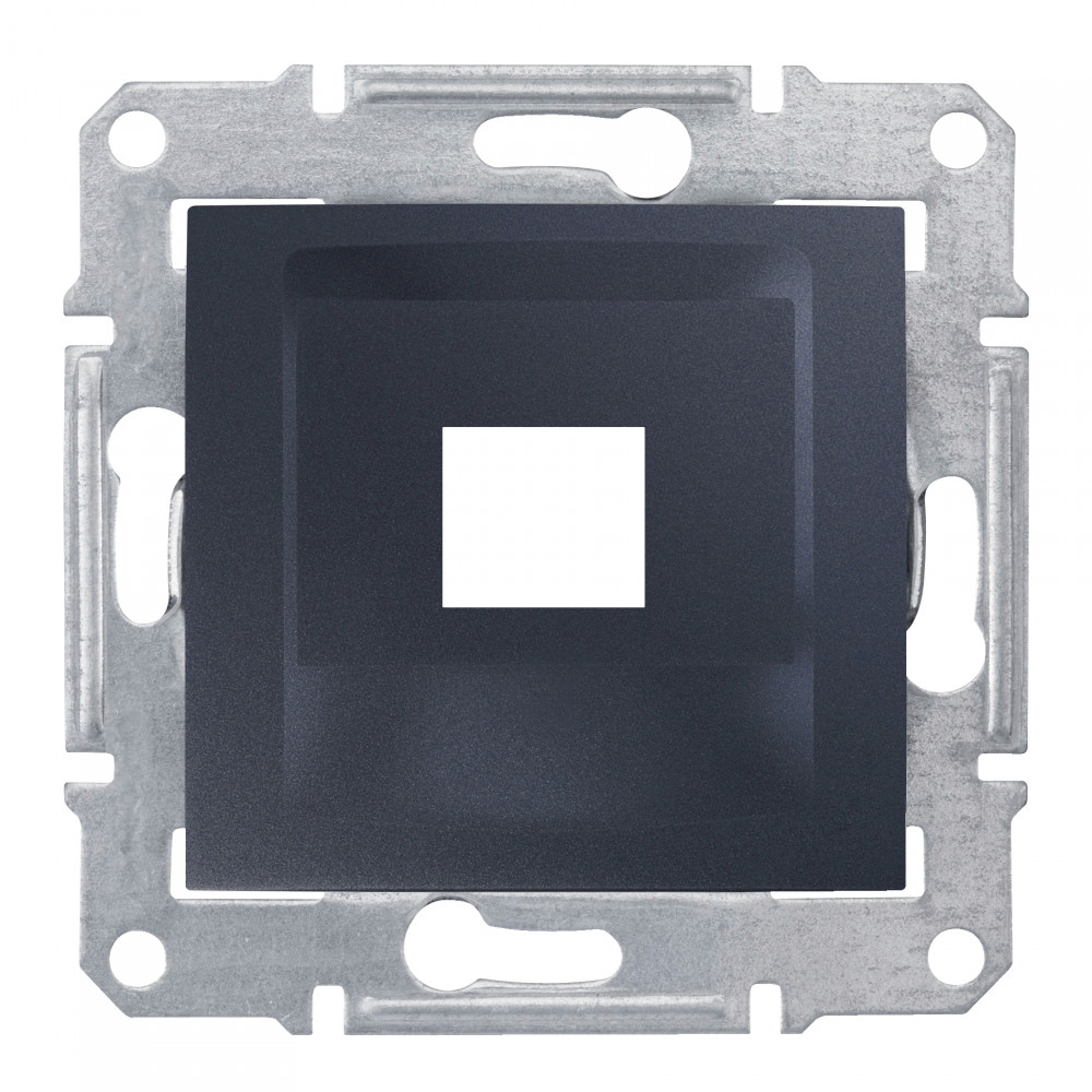 SEDNA АДАПТЕР для 1 коннектора RJ45, RDM, кат. 5e, кат. 6, UTP, ГРАФИТ