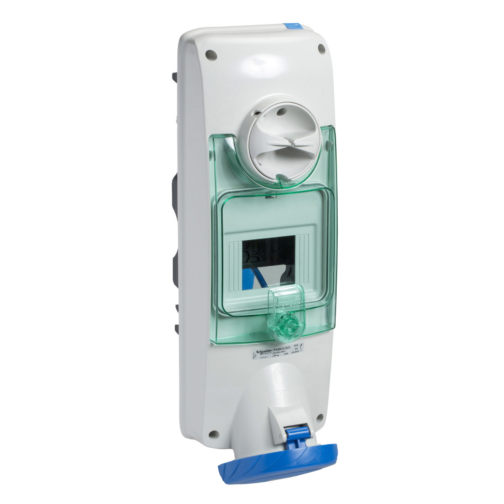 ПАНЕЛЬНАЯ РОЗЕТКА UNIKA DIN 63A 2P-E 200-250 IP 65