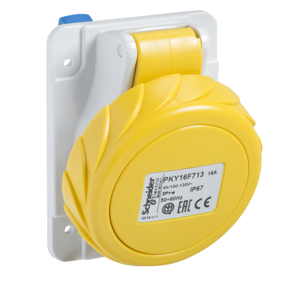 КАБ РОЗ БСТР УГЛ 16А 3P-E 100-130 IP67