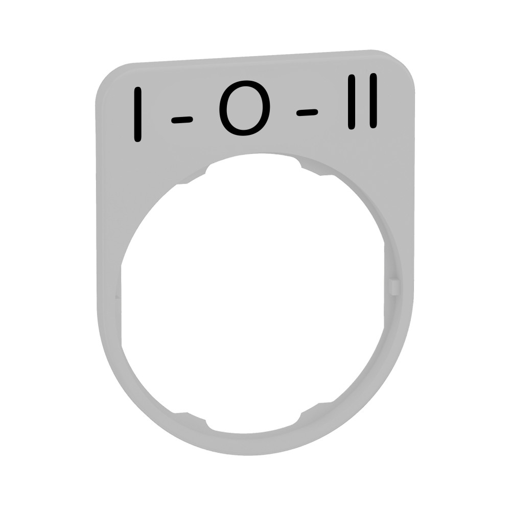 ДЕРЖАТЕЛЬ МАРК ЗАПОДЛИЦО "О-I-II" ГРАВ, C1